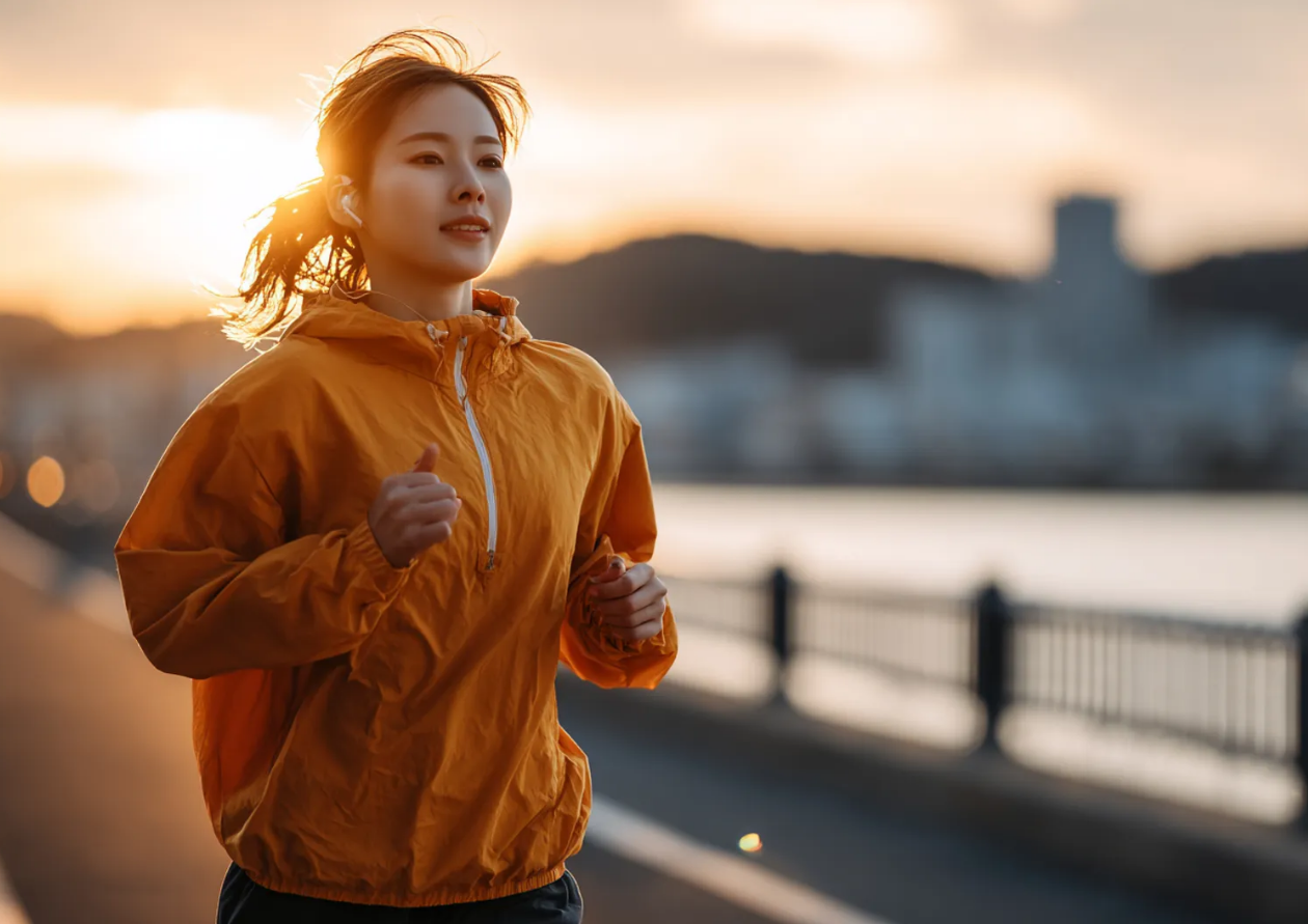 가을 러닝 이미지